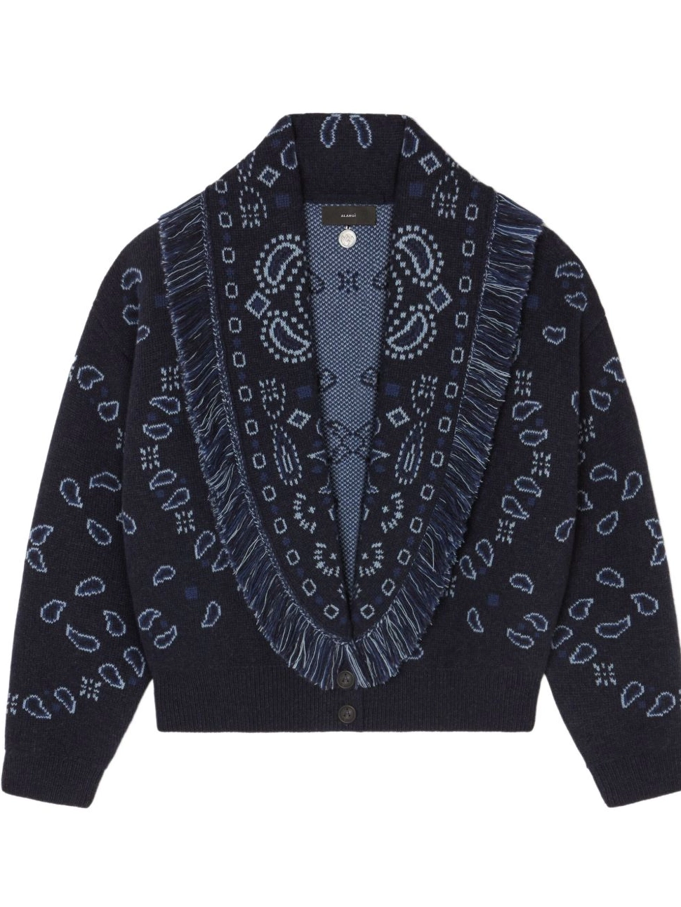 Affordable knitted bandana-pattern bomber Alanui Women jacket 0718